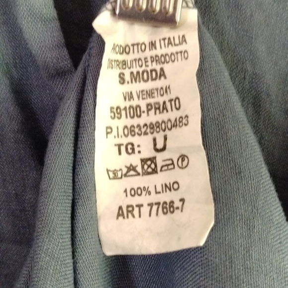 LiaBella 100 Linen Dress Pockets Size Large - Picture 10 of 10